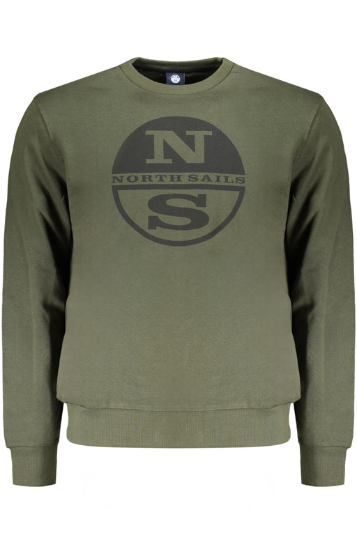 North Sails Mens Zip-Up Sweatshirt Green