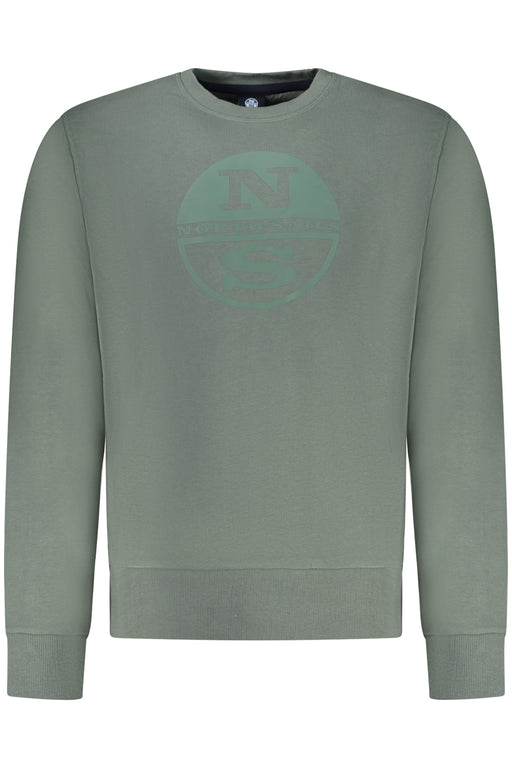 North Sails Mens Zip-Up Sweatshirt, Green