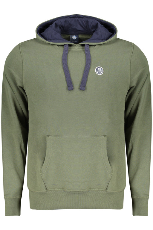 North Sails Mens Zip-Up Sweatshirt, Green