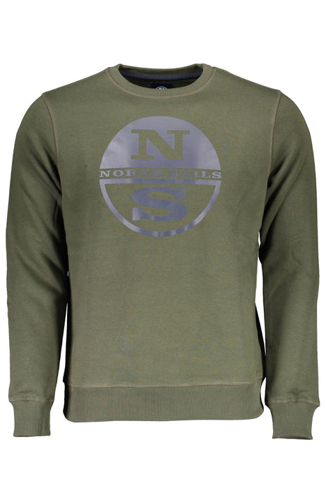 North Sails Mens Zip-Up Sweatshirt Green