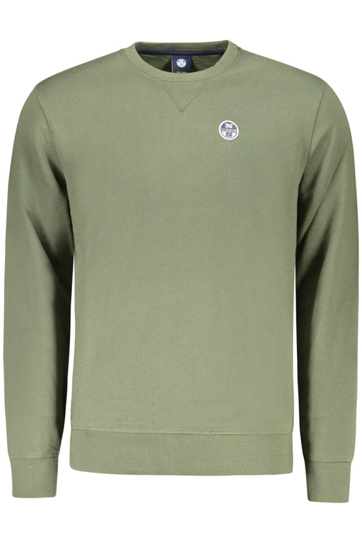 North Sails Mens Zip-Up Sweatshirt, Green