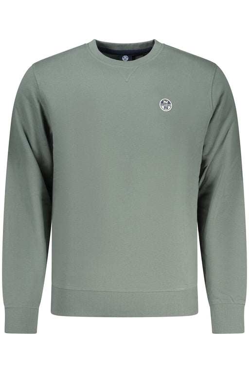 North Sails Mens Zip-Up Sweatshirt, Green