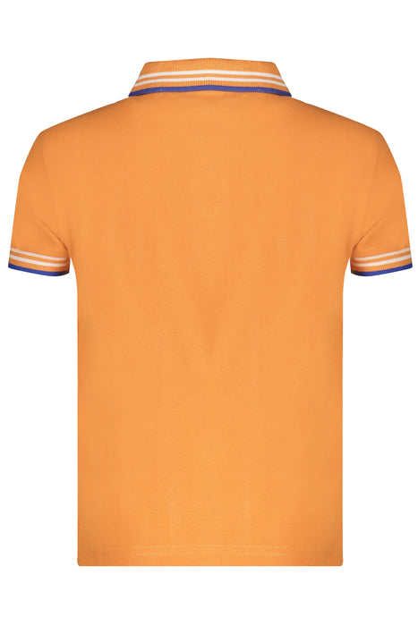 North Sails Orange Short Sleeved Polo Shirt For Children