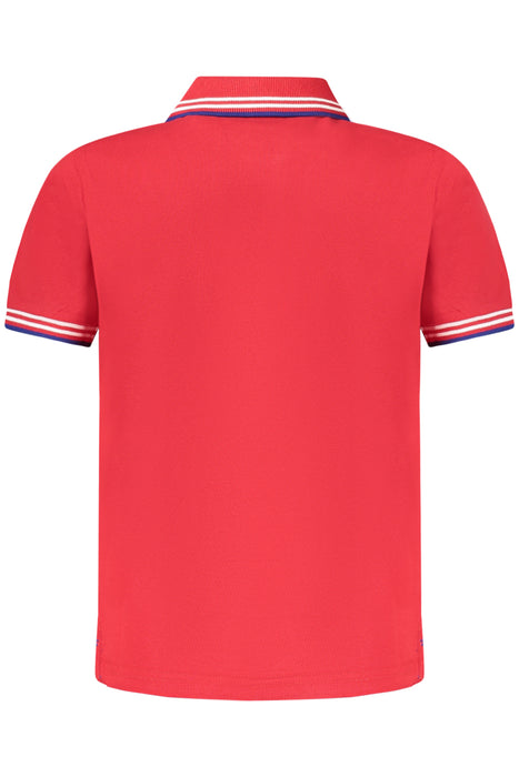 North Sails Red Short Sleeve Polo Shirt Children
