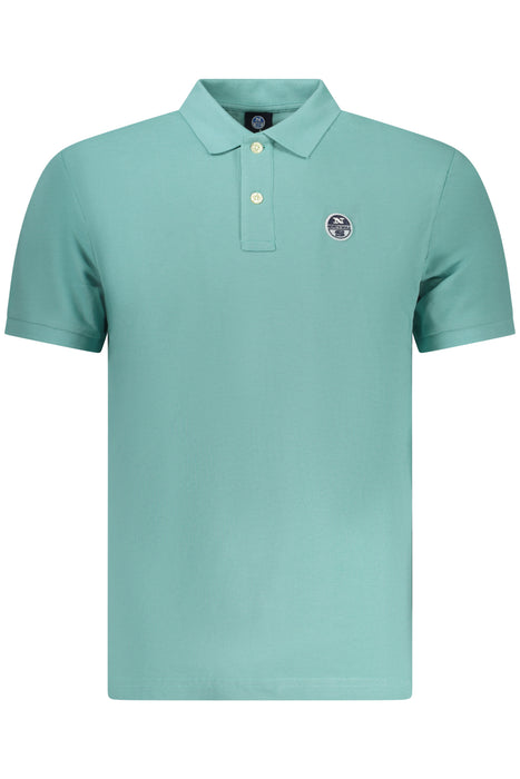 North Sails Mens Short-Sleeve Polo Shirt, Blue