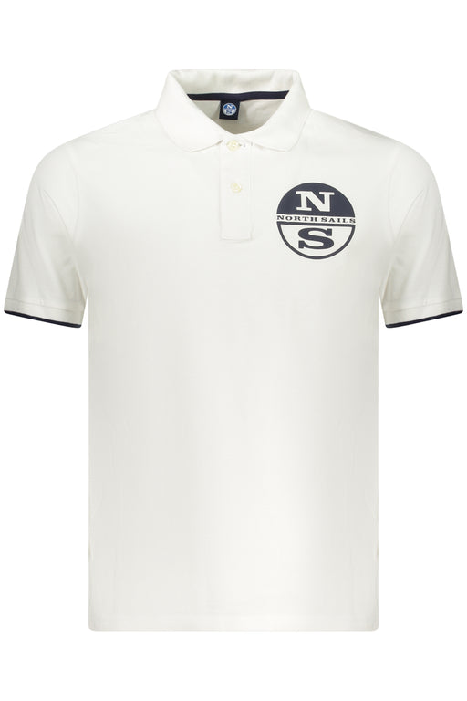 North Sails Mens Short Sleeve Polo White