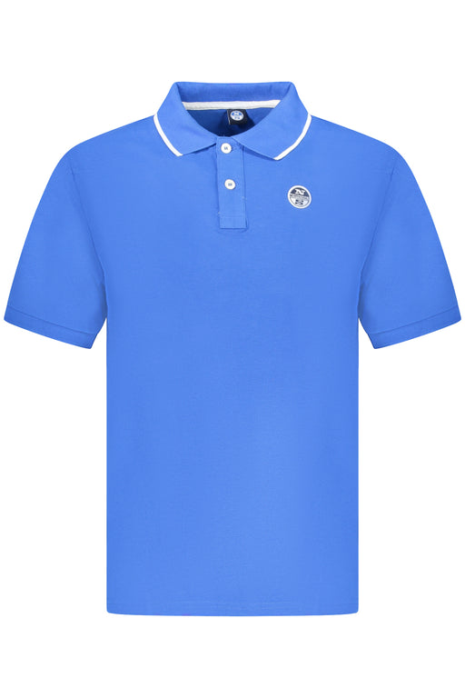 North Sails Mens Short Sleeve Polo Blue
