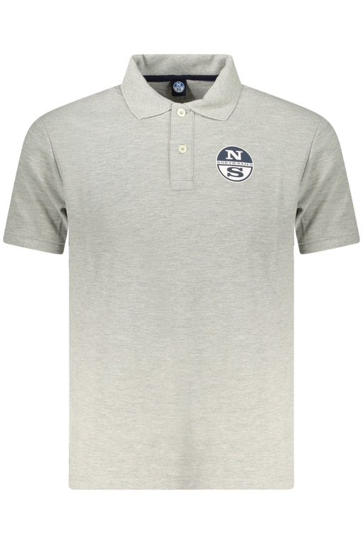 North Sails Mens Short Sleeve Polo Grey