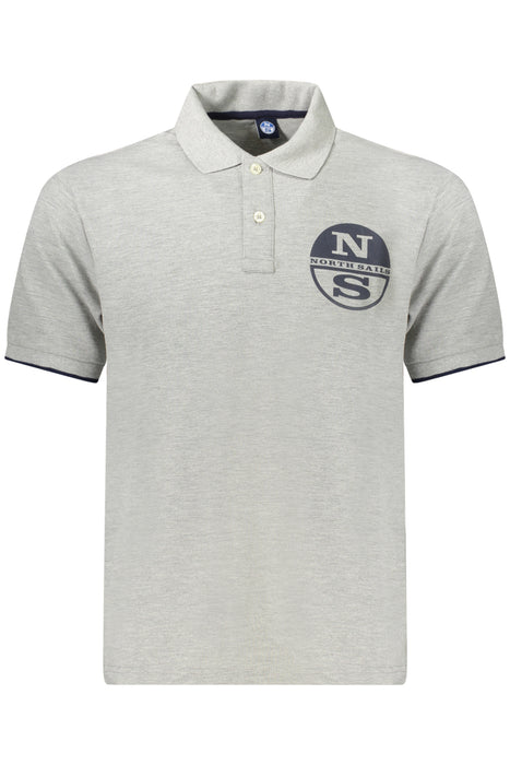 North Sails Mens Short Sleeve Polo Grey