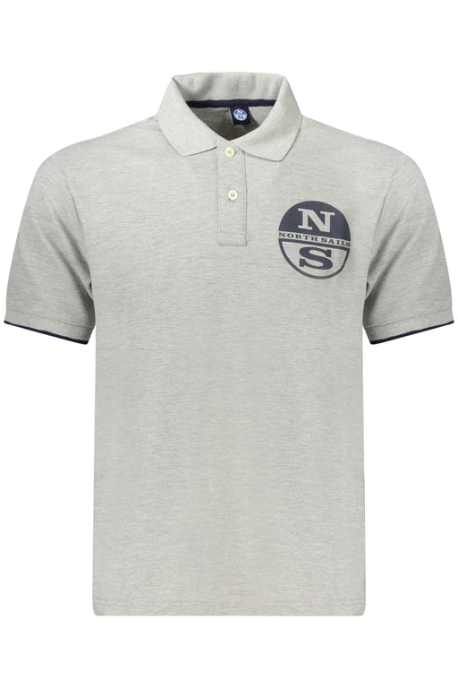 North Sails Mens Short Sleeve Polo Grey