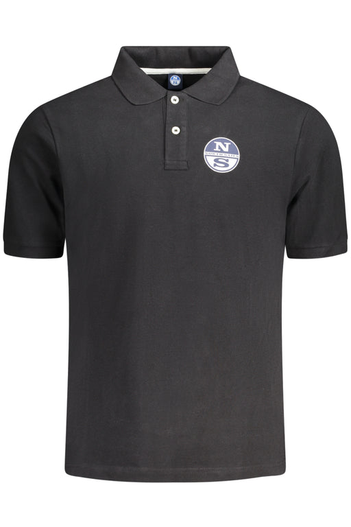 North Sails Mens Short Sleeve Polo Black