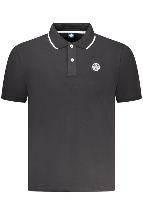 North Sails Mens Short Sleeve Polo Black