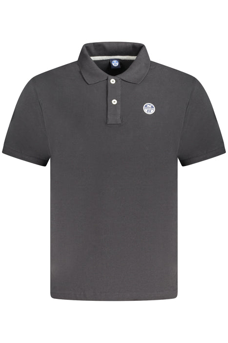 North Sails Mens Short Sleeve Polo Black