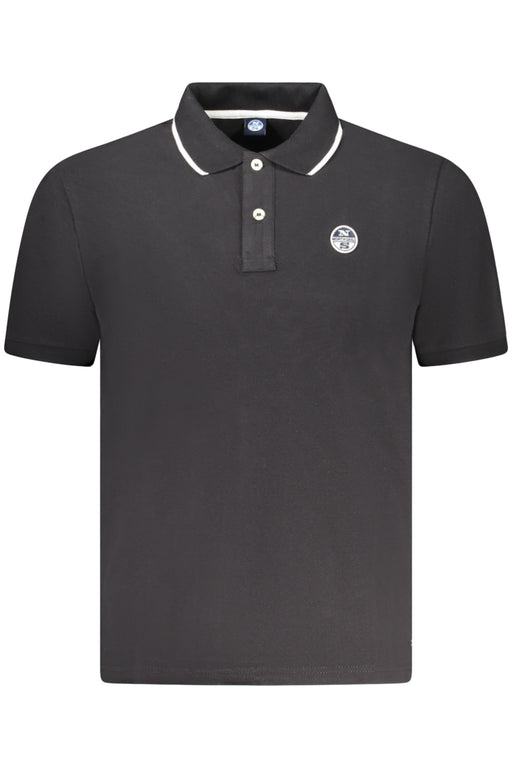 North Sails Mens Short Sleeve Polo Black