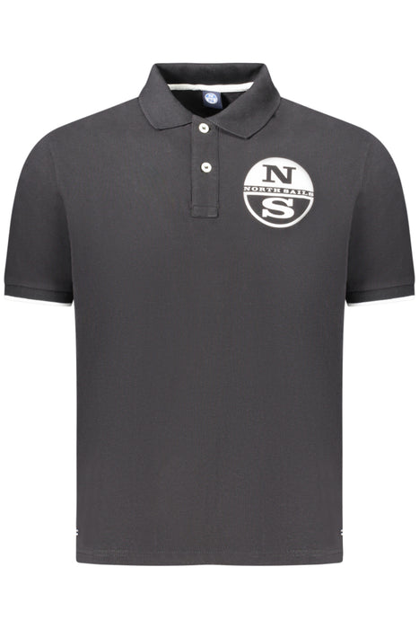 North Sails Mens Short Sleeve Polo Black