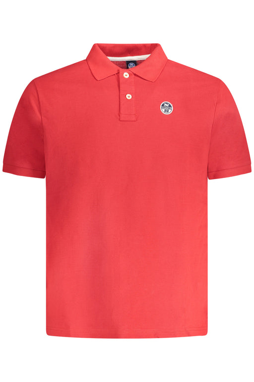 North Sails Mens Short Sleeve Polo Shirt Red
