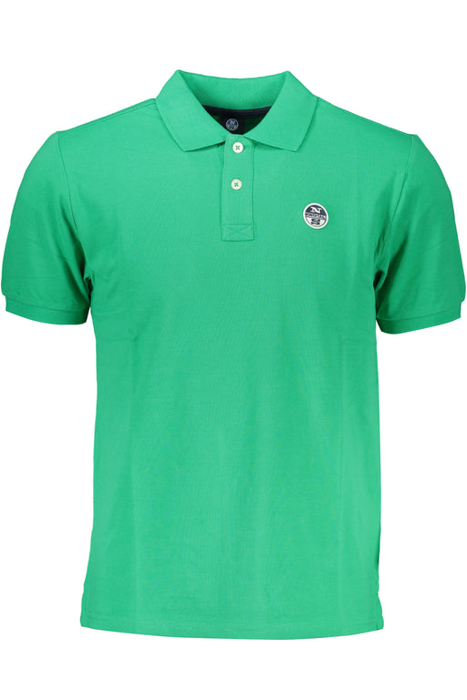 North Sails Green Mens Short Sleeved Polo Shirt