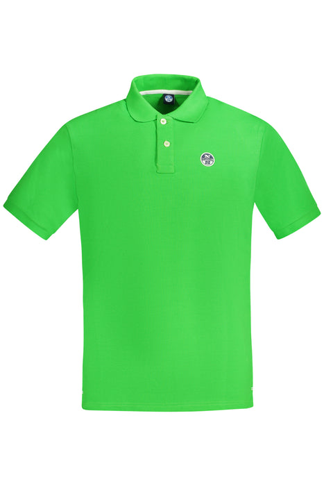 North Sails Mens Short Sleeve Polo Green