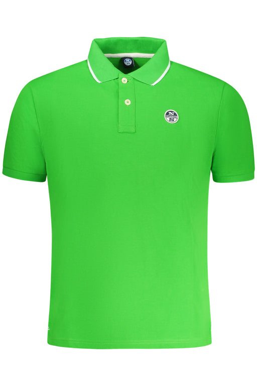North Sails Mens Short Sleeve Polo Green