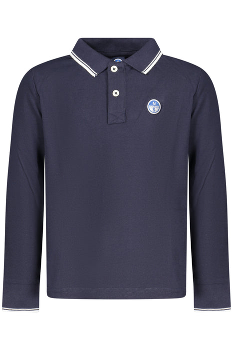 North Sails Kids' Long-Sleeved Polo Shirt, Blue