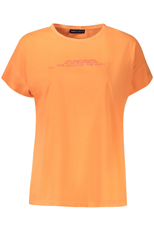 North Sails Womens Short Sleeve T-Shirt Orange