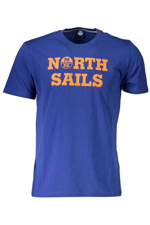 North Sails Mens Short Sleeve T-Shirt Blue