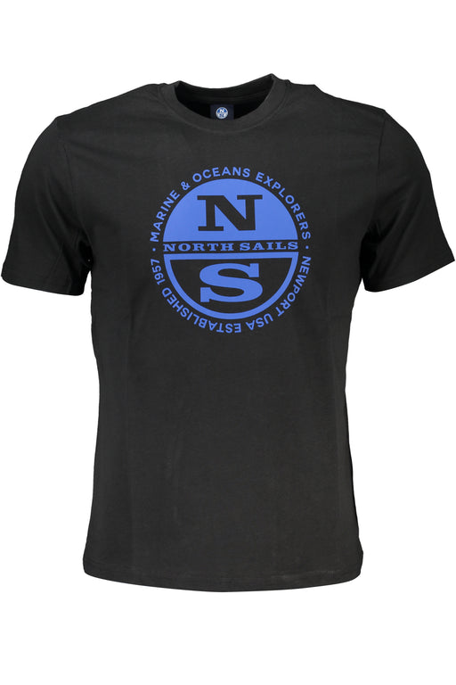 North Sails Mens Short Sleeve T-Shirt Black