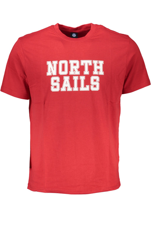 North Sails Mens Short Sleeve T-Shirt Red
