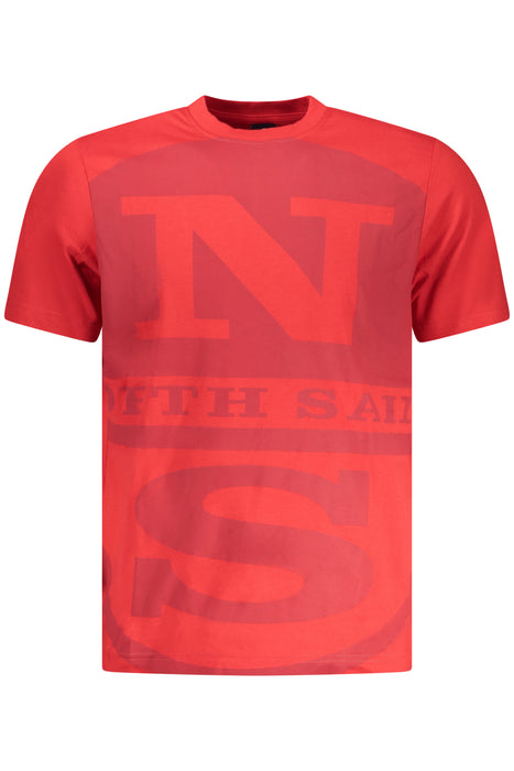 North Sails Mens Short-Sleeved T-Shirt, Red