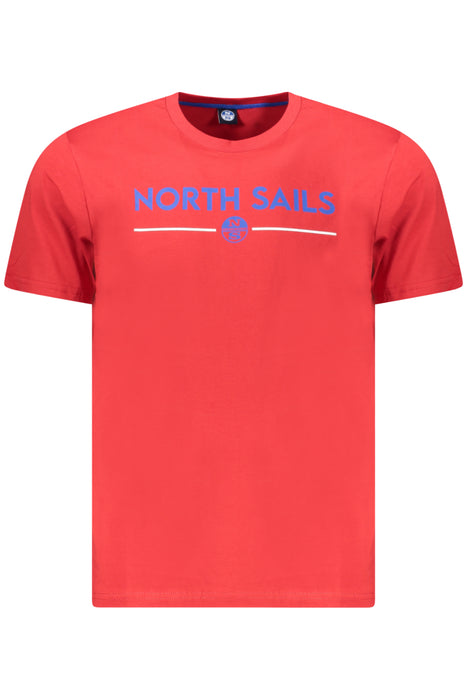 North Sails Mens Short Sleeve T-Shirt Red
