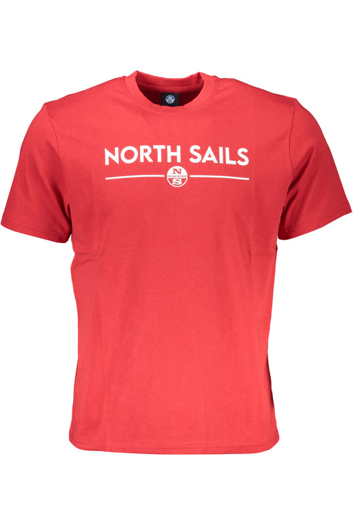 North Sails Mens Short Sleeve T-Shirt Red