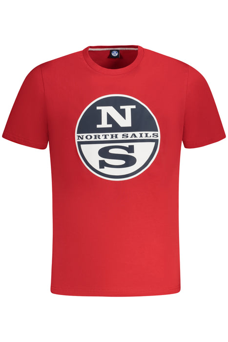 North Sails Mens Short Sleeve T-Shirt Red