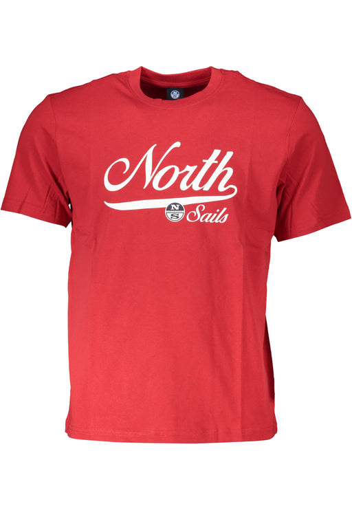 North Sails Mens Short Sleeve T-Shirt Red