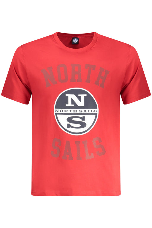 North Sails Mens Short Sleeve T-Shirt Red