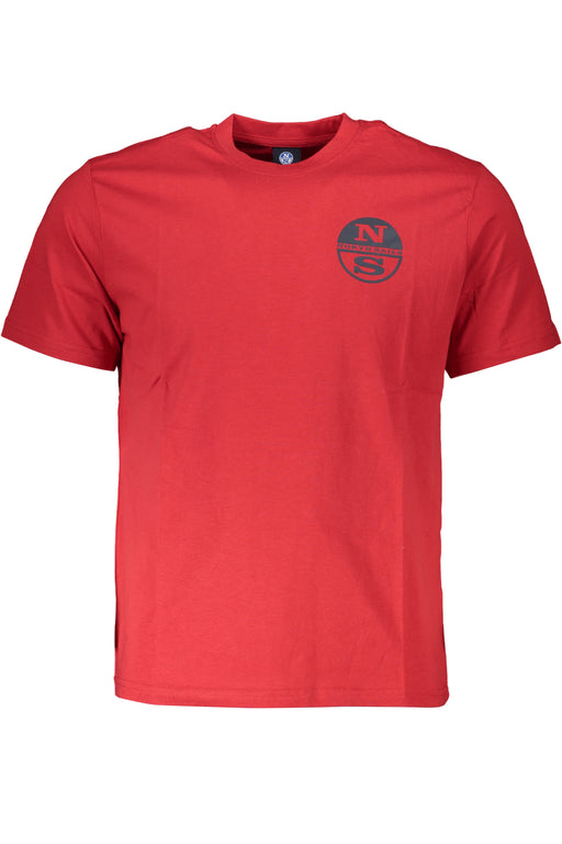 North Sails Mens Short Sleeve T-Shirt Red