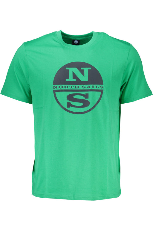 North Sails Green Mens Short Sleeved T-Shirt