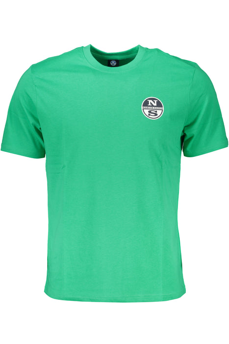 North Sails Green Mens Short Sleeved T-Shirt