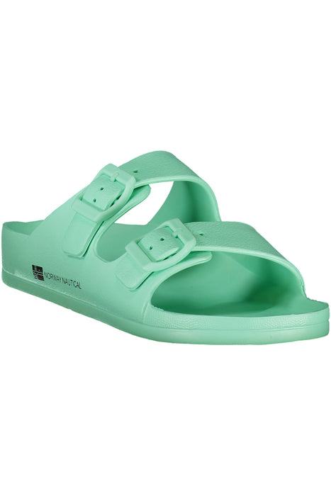 Norway 1963 Womens Green Slipper Footwear