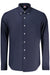Norway 1963 Mens Blue Long-Sleeved Shirt