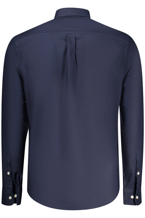 Norway 1963 Mens Blue Long-Sleeved Shirt