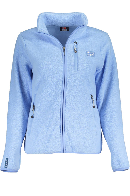 Norway 1963 Womens Light Blue Zip Sweatshirt