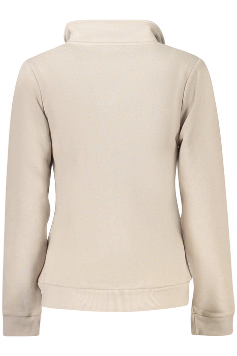 Norway 1963 Womens Beige Zip-Up Sweatshirt