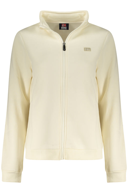 Norway 1963 Womens White Zip-Up Sweatshirt