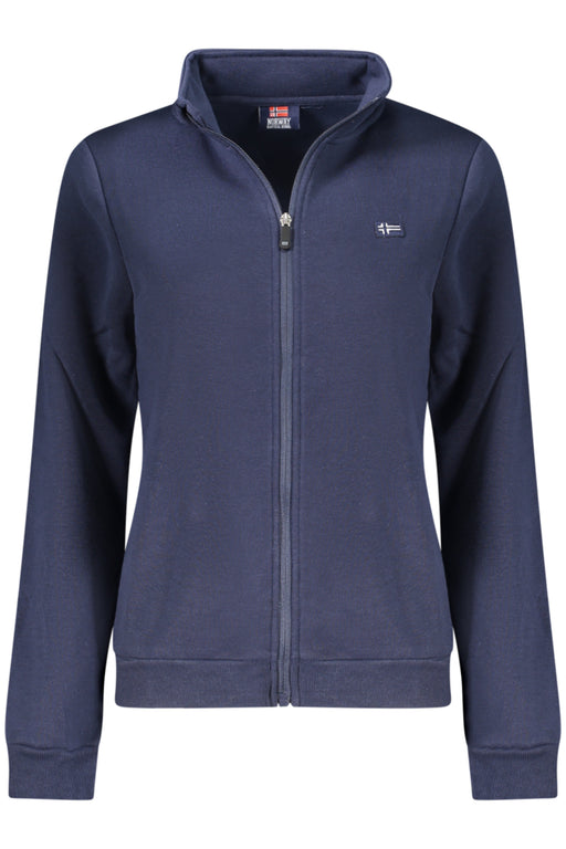 Norway 1963 Womens Blue Zip-Up Sweatshirt