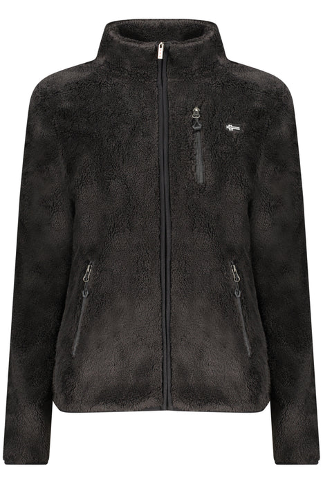 Norway 1963 Womens Black Zip-Up Sweatshirt