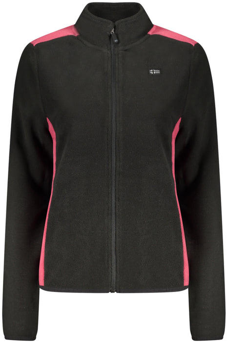 Norway 1963 Womens Black Zip-Up Sweatshirt