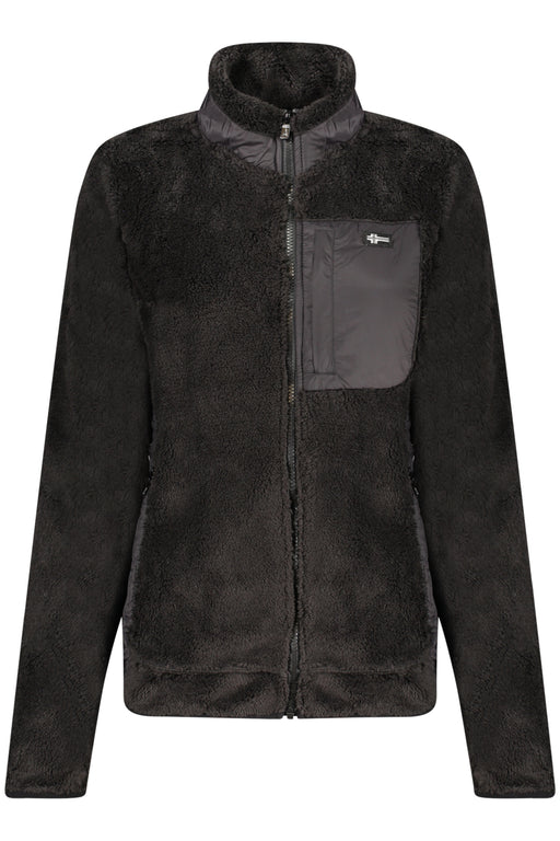 Norway 1963 Womens Black Zip-Up Sweatshirt