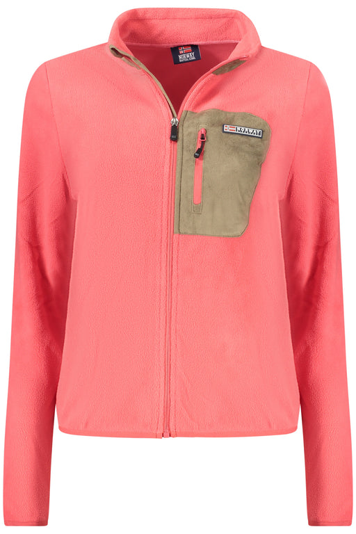 Norway 1963 Womens Pink Zip-Up Sweatshirt