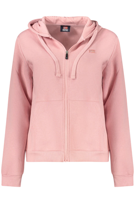 Norway 1963 Womens Pink Zip-Up Sweatshirt