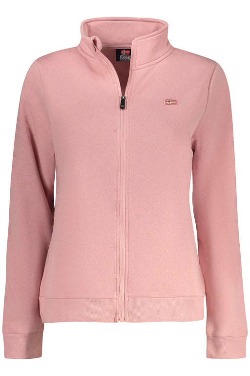 Norway 1963 Womens Pink Zip-Up Sweatshirt